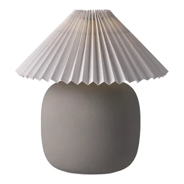 Boulder 테이블 조명 29 cm grey-pleated white - Scandi Living