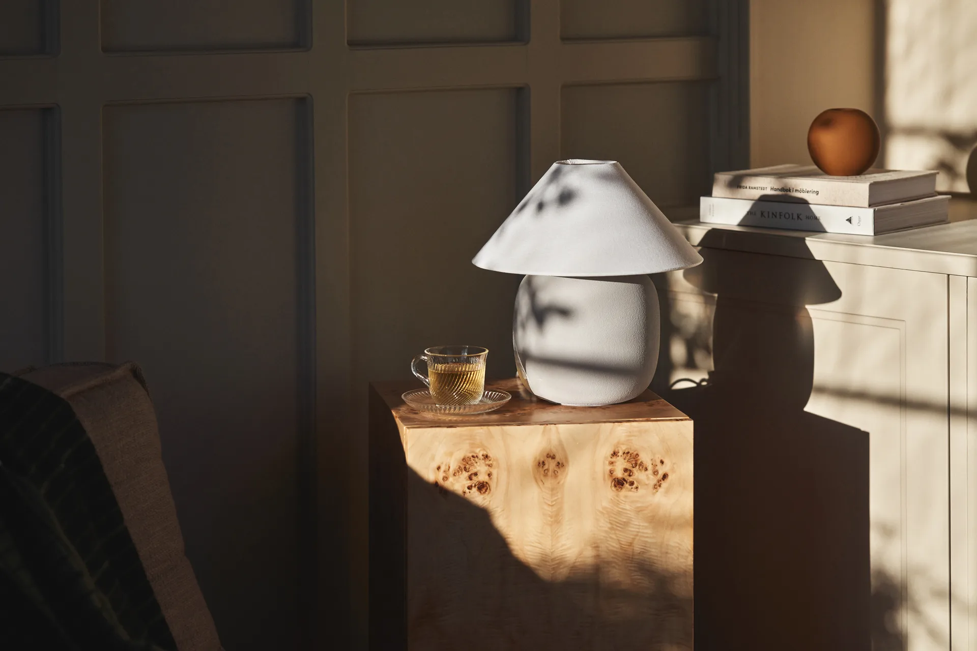 Boulder 테이블 조명 29 cm grey-white Scandi Living | 스칸디리빙