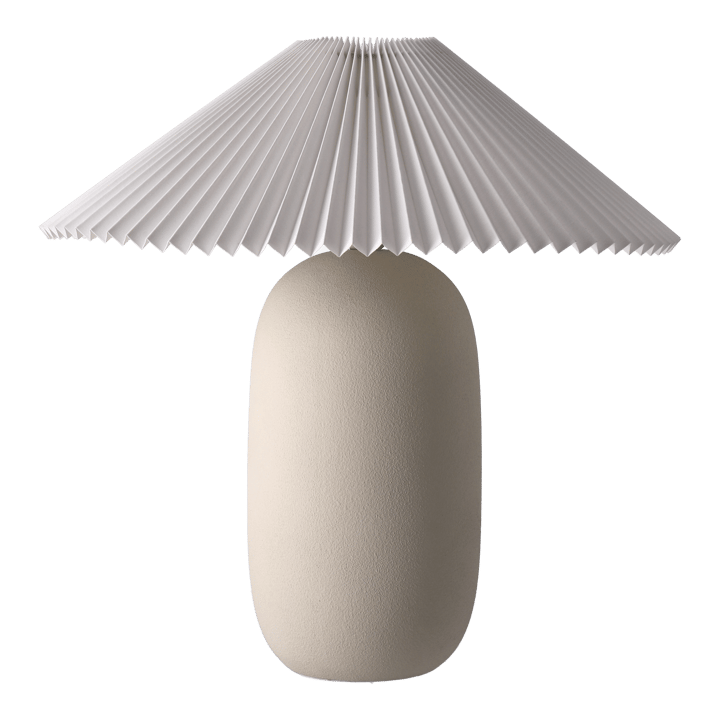 Boulder 테이블 조명 48 cm beige-pleated white Scandi Living | 스칸디리빙