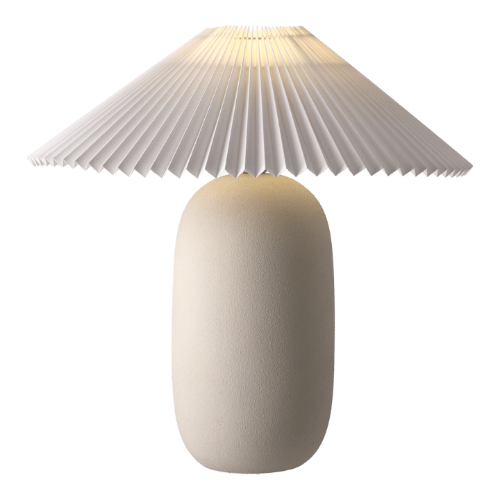 Boulder 테이블 조명 48 cm beige-pleated white Scandi Living | 스칸디리빙