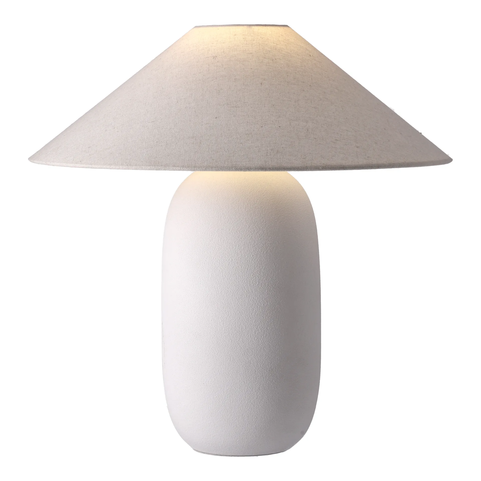 Boulder 테이블 조명 48 cm white-nature,  Scandi Living