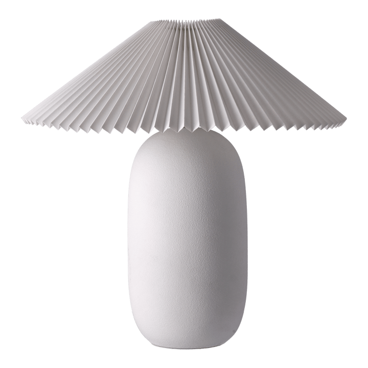 Boulder 테이블 조명 48 cm white-pleated white Scandi Living | 스칸디리빙
