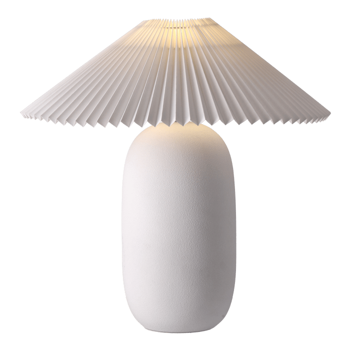 Boulder 테이블 조명 48 cm white-pleated white Scandi Living | 스칸디리빙