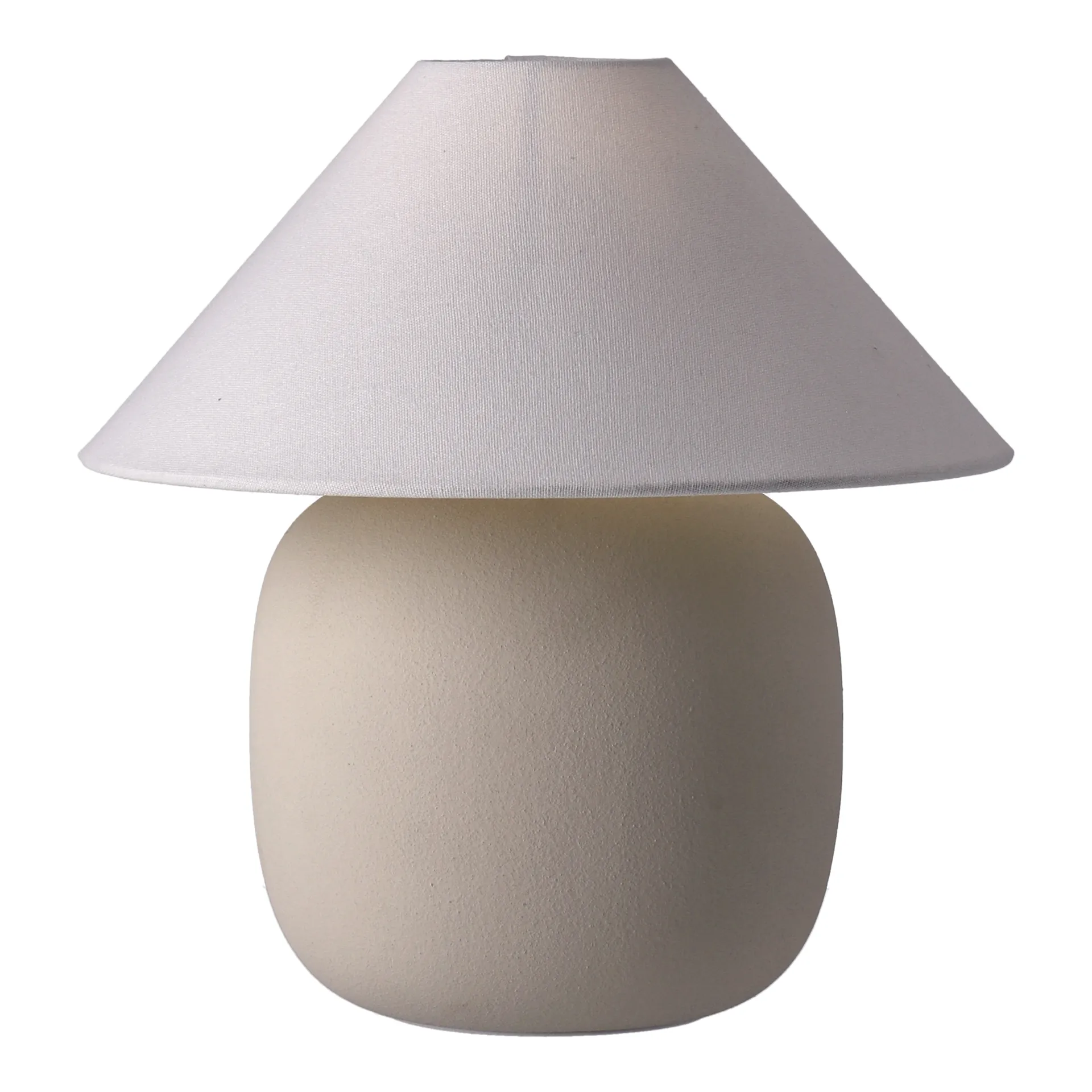 Boulder bordslampa 29 cm beige-white,  Scandi Living