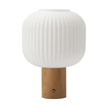 페어 포터블 무선 테이블 조명 - Frosted glass box - Scandi Living | 스칸디리빙