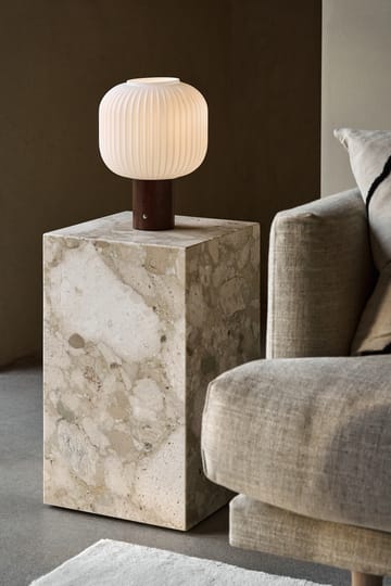 페어 포터블 무선 테이블 조명 - Frosted glass-dark stained ash - Scandi Living | 스칸디리빙