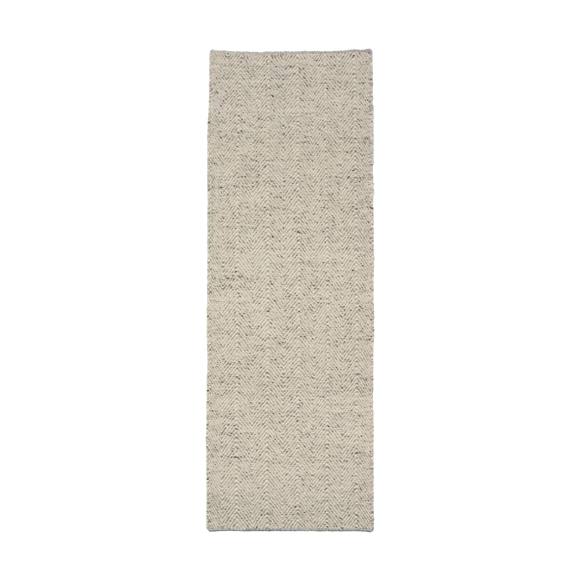 Furrow 울 러그 네추럴 화이트/grey, 80x240 cm Scandi Living | 스칸디리빙