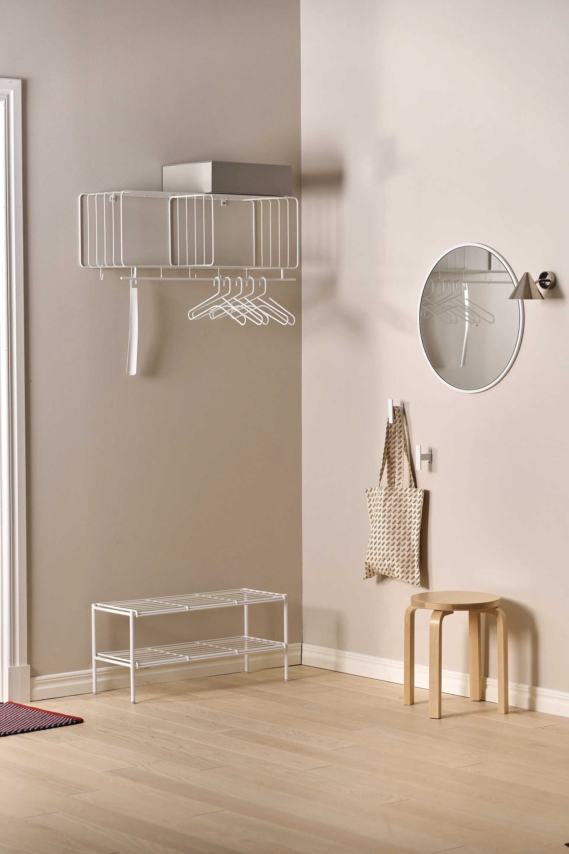 Nod 신발 선반 80x30x37 cm, White Scandi Living | 스칸디리빙