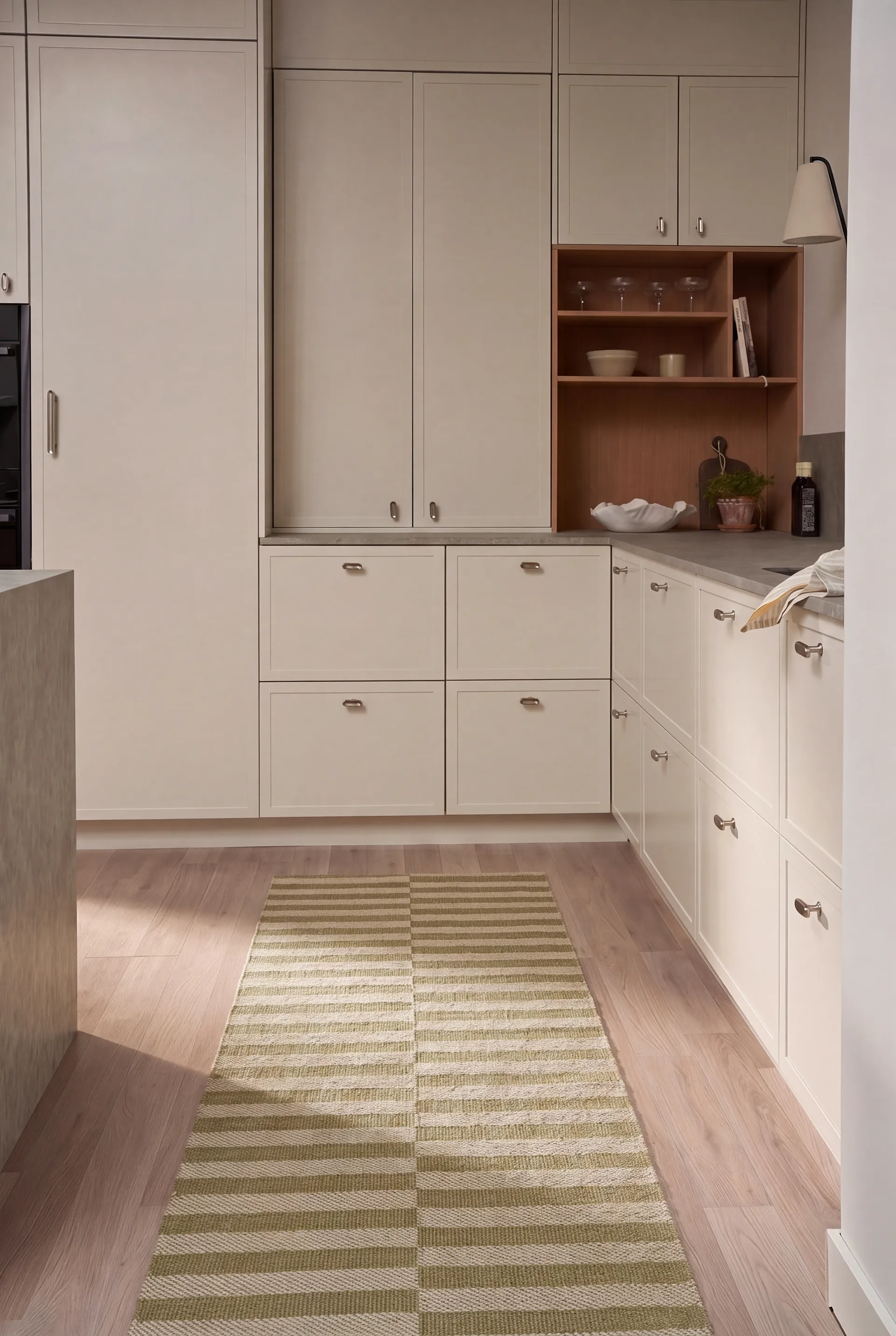 패스 러너 러그, Olive green, 70x250 cm Scandi Living | 스칸디리빙