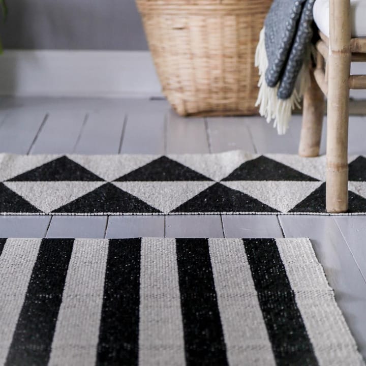 라임 PVC 러그 블랙, 70x150 cm Scandi Living | 스칸디리빙