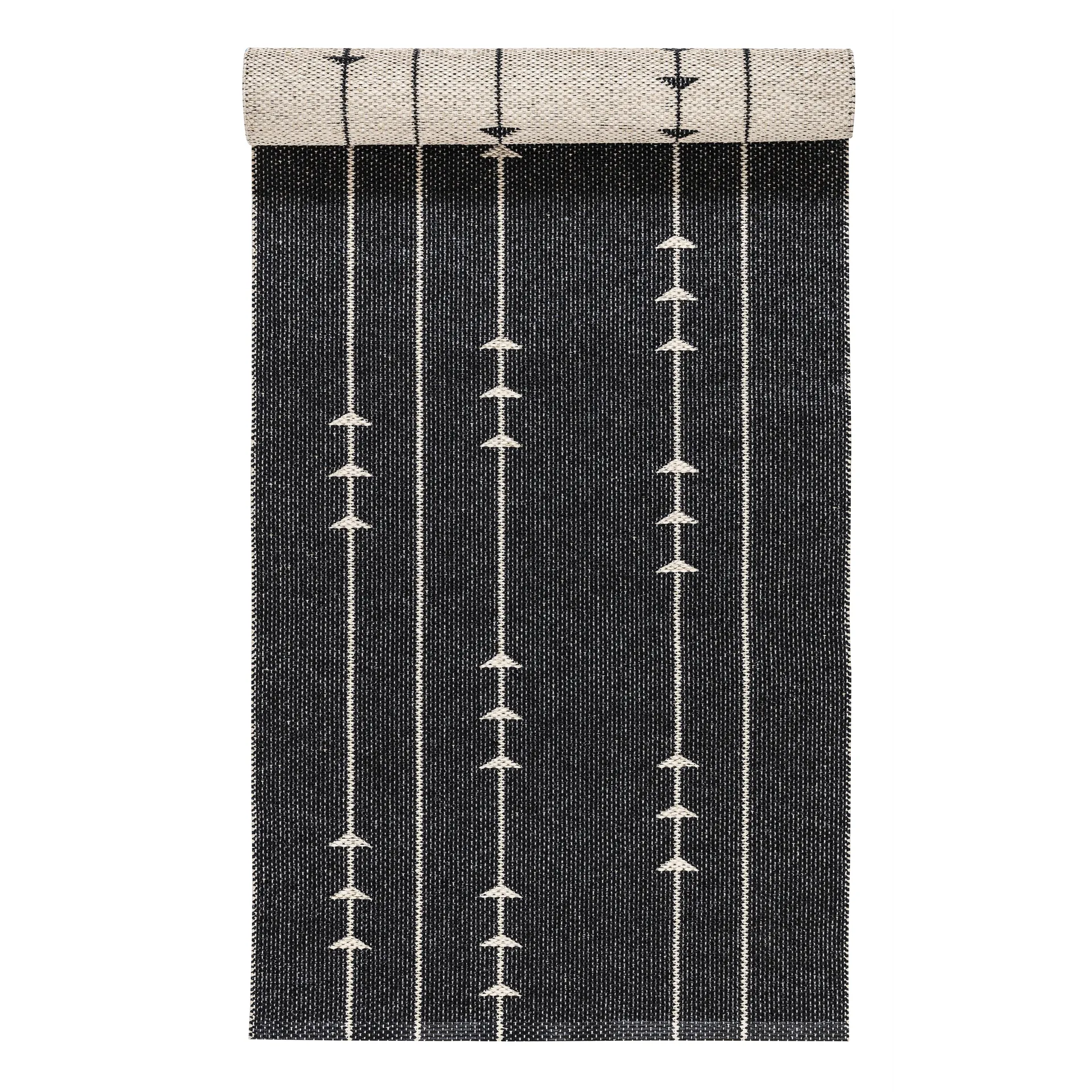 퍼 PVC 러그 누드 블랙, 70x150 cm Scandi Living | 스칸디리빙