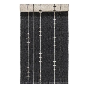 퍼 PVC 러그 누드 블랙 - 70x150 cm - Scandi Living | 스칸디리빙