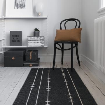 퍼 PVC 러그 누드 블랙 - 70x200 cm - Scandi Living | 스칸디리빙