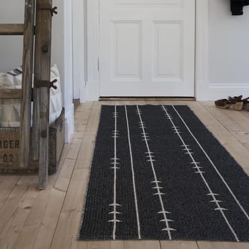 퍼 PVC 러그 누드 블랙 - 70x200 cm - Scandi Living | 스칸디리빙