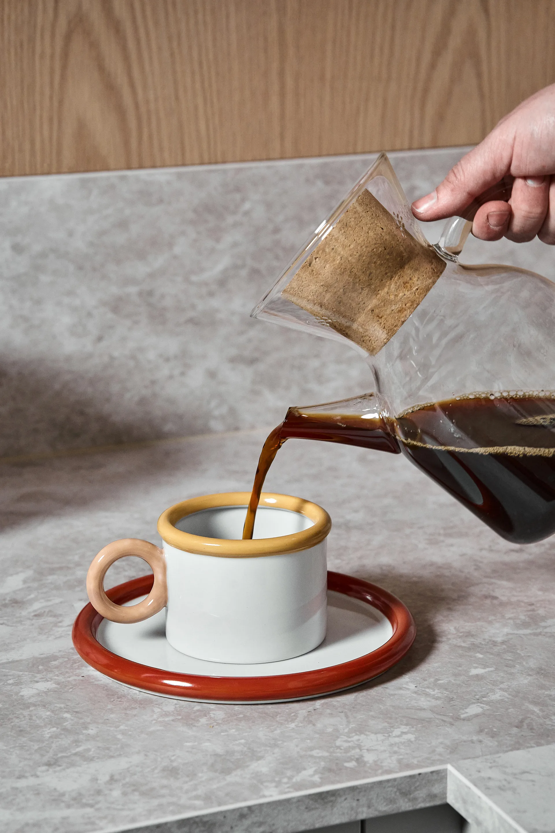 청키 컵과 소서, Red-yellow Scandi Living | 스칸디리빙