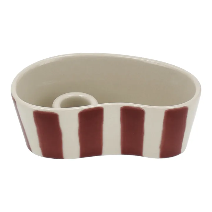 엠버 캔들홀더 - Röd-vit, 8x14 cm - Scandi Living | 스칸디리빙
