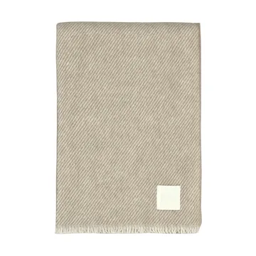 Row 스트라이프 울 담요 - Beige, 120x185 cm - Scandi Living | 스칸디리빙