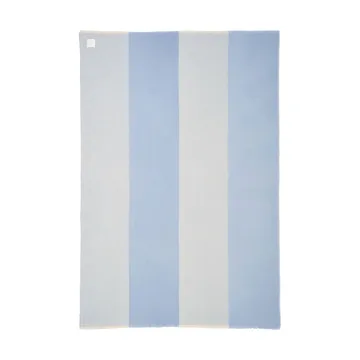 Row 스트라이프 울 담요 - Light blue, 120x185 cm - Scandi Living | 스칸디리빙