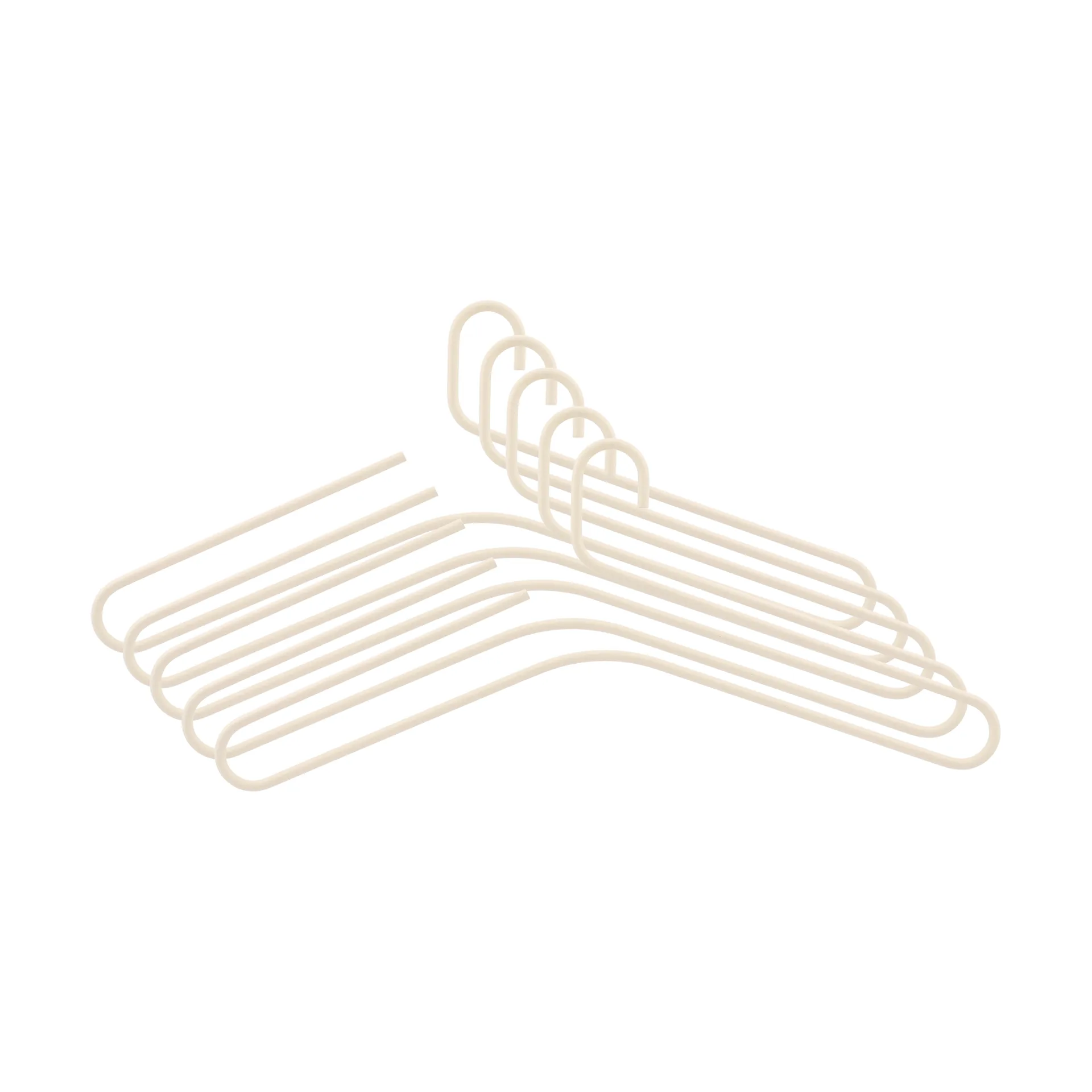 Smooth 행거 5개 세트, Beige Scandi Living | 스칸디리빙
