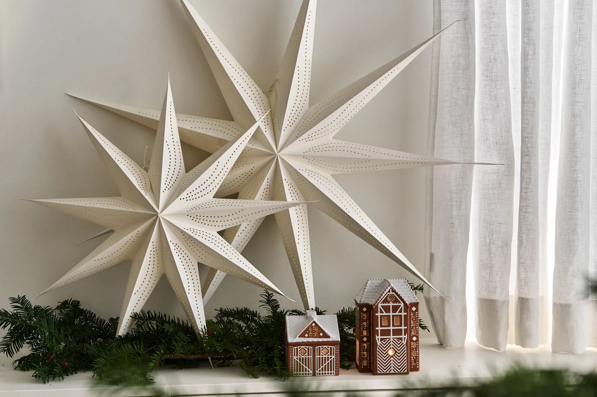 베일 대림절 별 장식, White, Ø90 cm Scandi Living | 스칸디리빙
