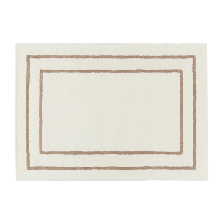 보더스 울 러그 - White-beige 170x240 cm - Scandi Living | 스칸디리빙