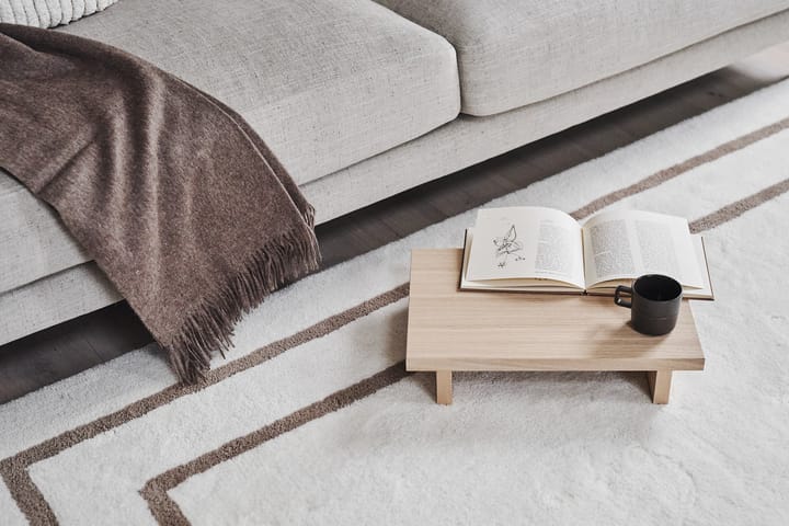 보더스 울 러그, White-beige 200x300 cm Scandi Living | 스칸디리빙