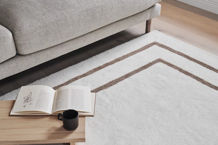 보더스 울 러그, White-beige 200x300 cm Scandi Living | 스칸디리빙