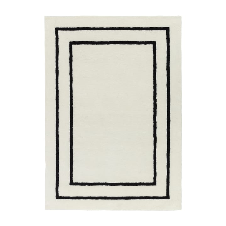 보더스 울 러그, White-black 170x240 cm Scandi Living | 스칸디리빙