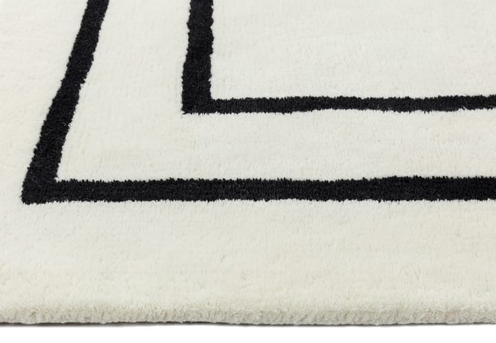 보더스 �울 러그, White-black 170x240 cm Scandi Living | 스칸디리빙