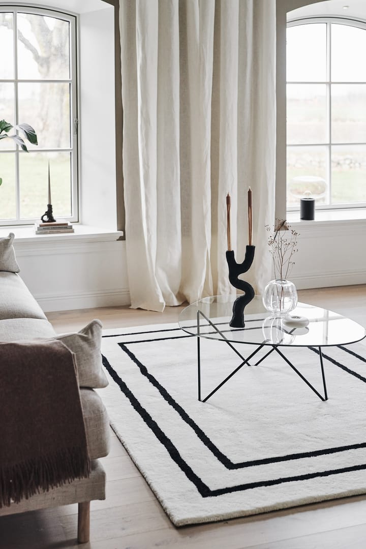 보더스 울 러그, White-black 170x240 cm Scandi Living | 스칸디리빙