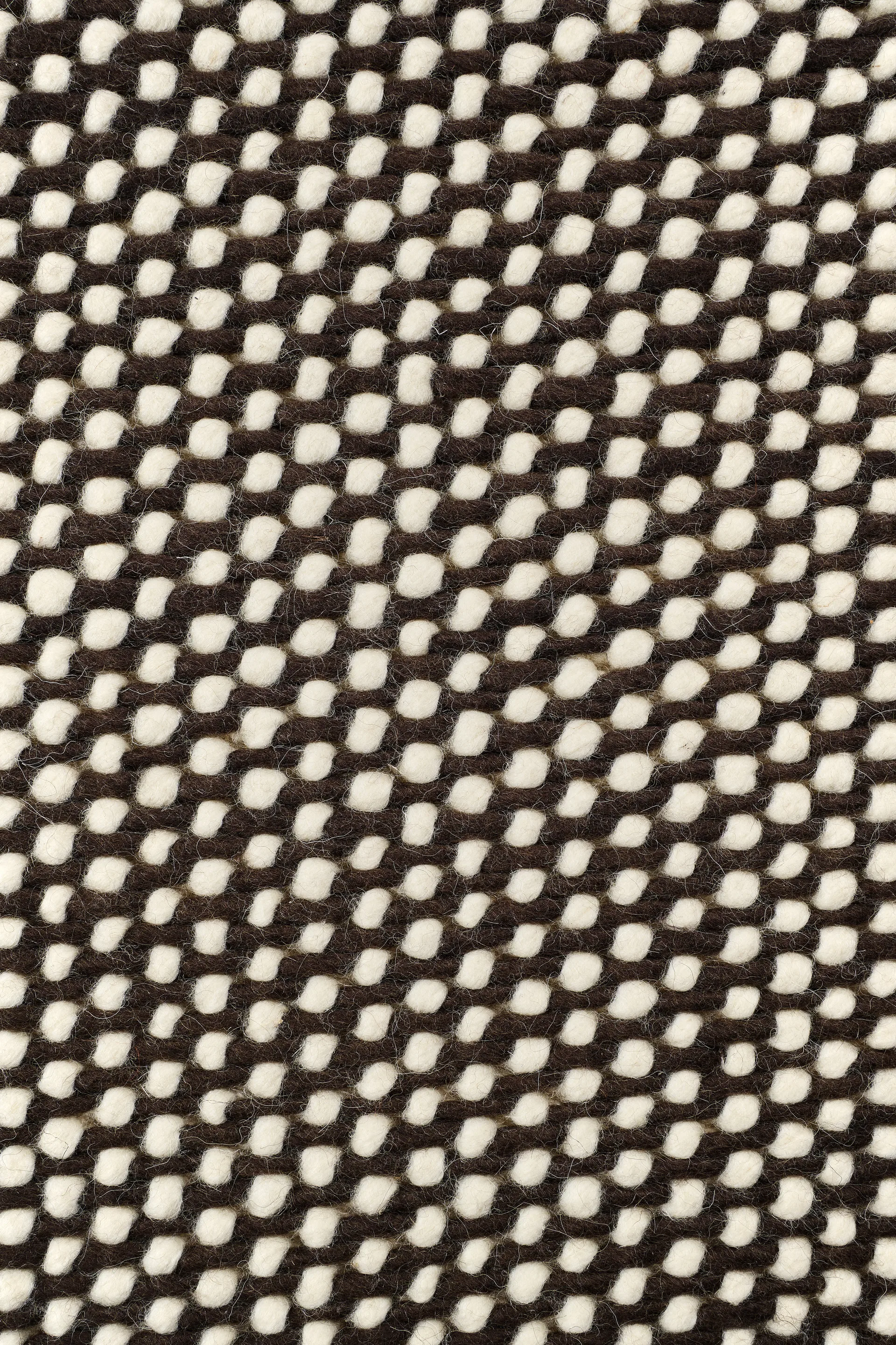 힐 울 러그 화이트/브라운, White-brown, 170x240 cm Scandi Living | 스칸디리빙