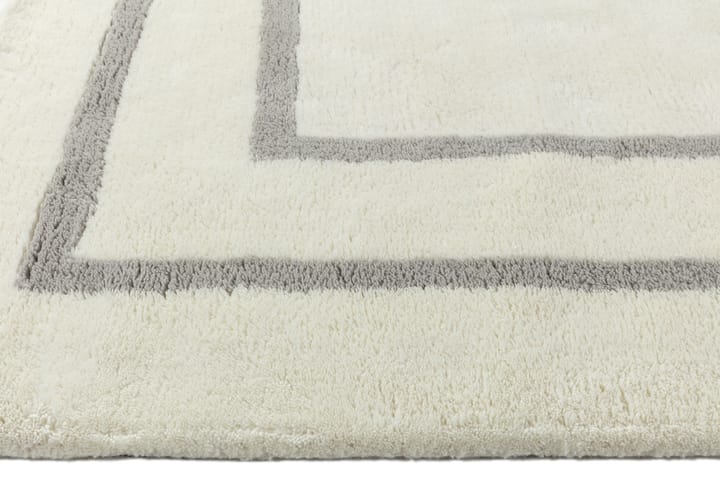 보더스 울 �러그, White-grey 170x240 cm Scandi Living | 스칸디리빙