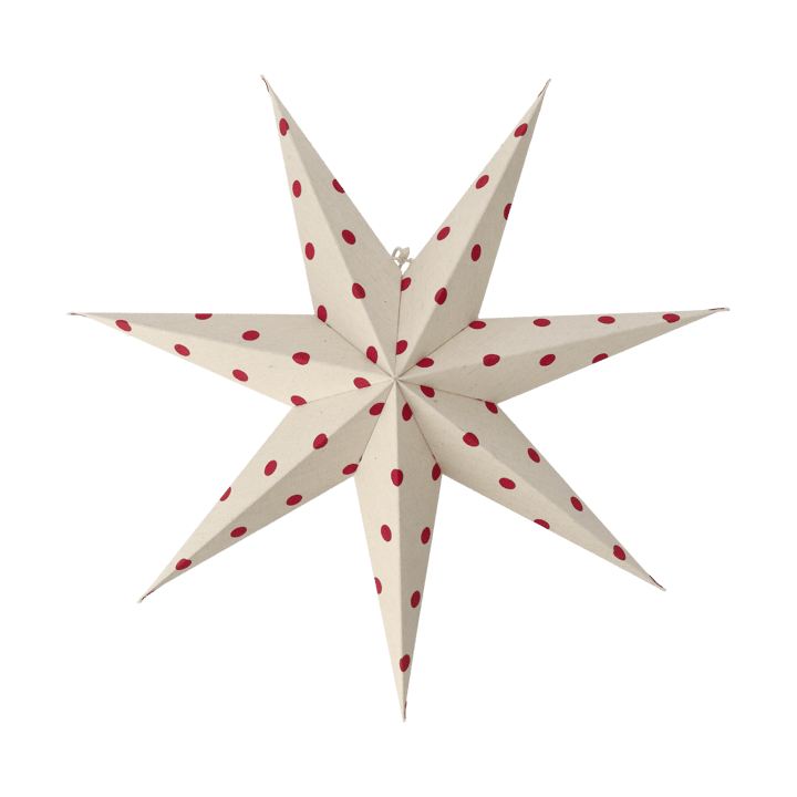 배어 대림절 별 전등갓 white-red dots - 60 cm - Scandi Living | 스칸디리빙