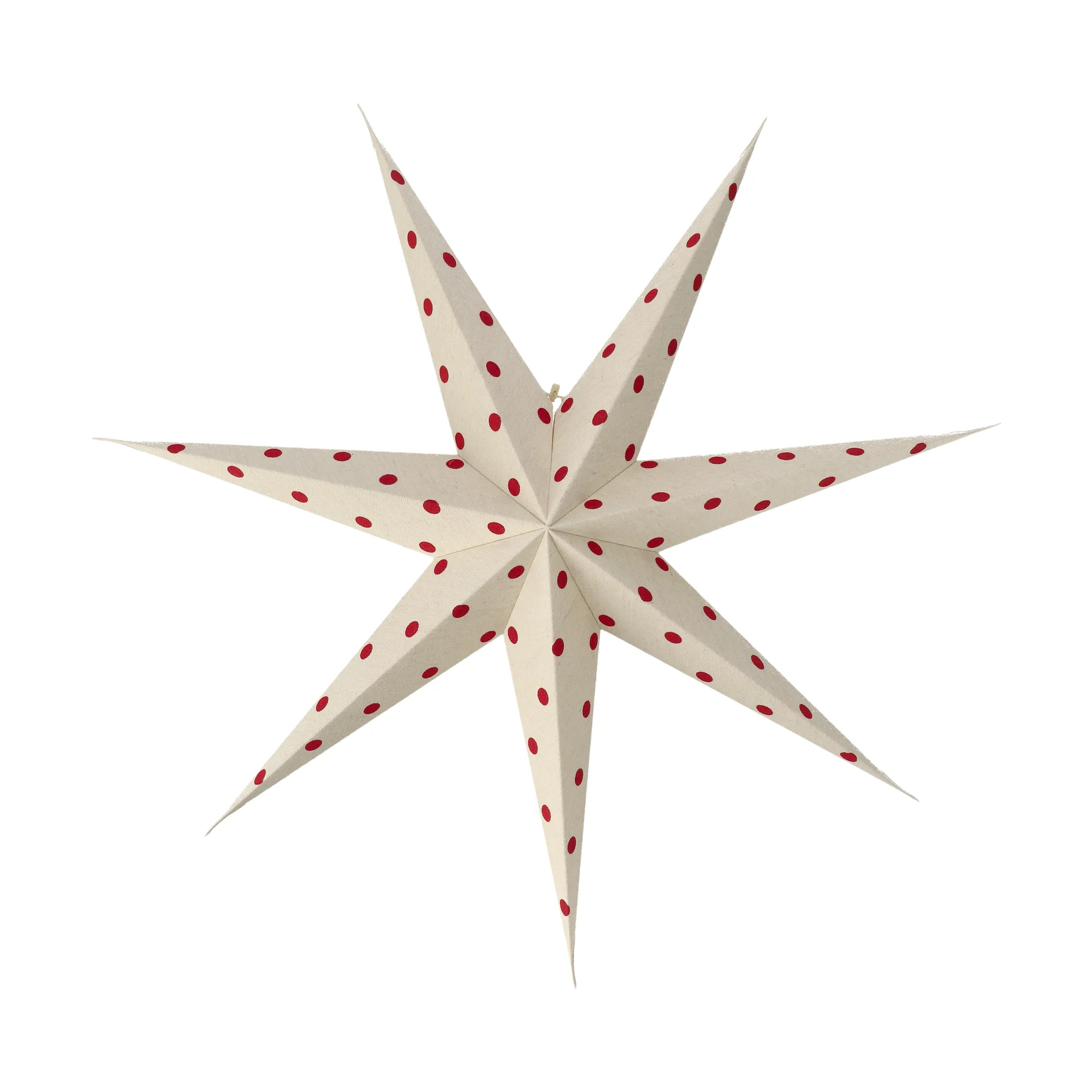 배어 대림절 별 전등갓 white-red dots, 80 cm Scandi Living | 스칸디리빙