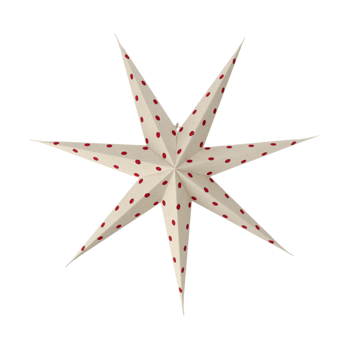 배어 대림절 별 전등갓 white-red dots - 80 cm - Scandi Living | 스칸디리빙
