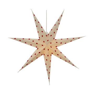 배어 대림절 별 전등갓 white-red dots - 80 cm - Scandi Living | 스칸디리빙