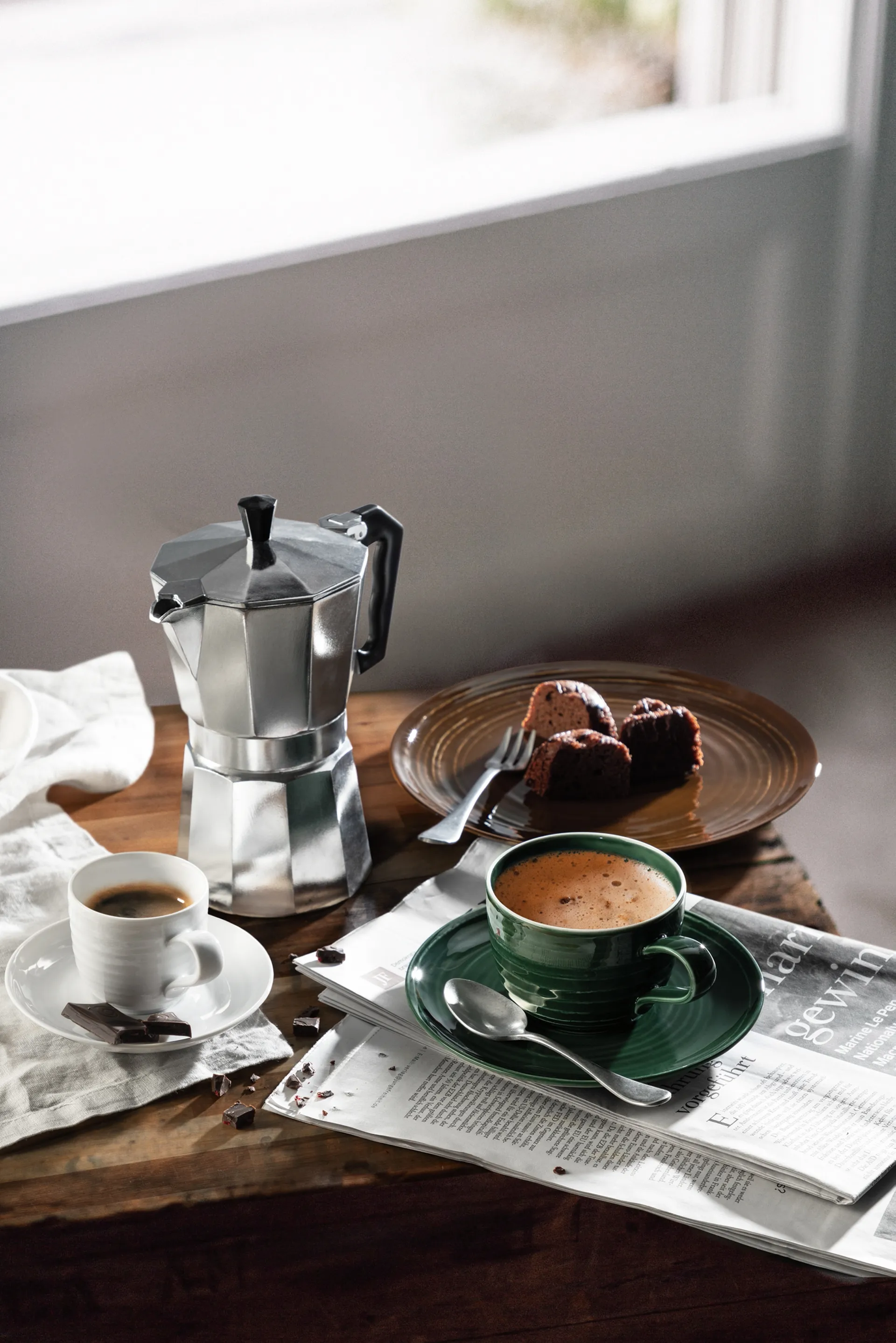 테라 커피 소서 Ø12 cm 6개 세트, Earth Brown Seltmann Weiden | 셀트만바이덴