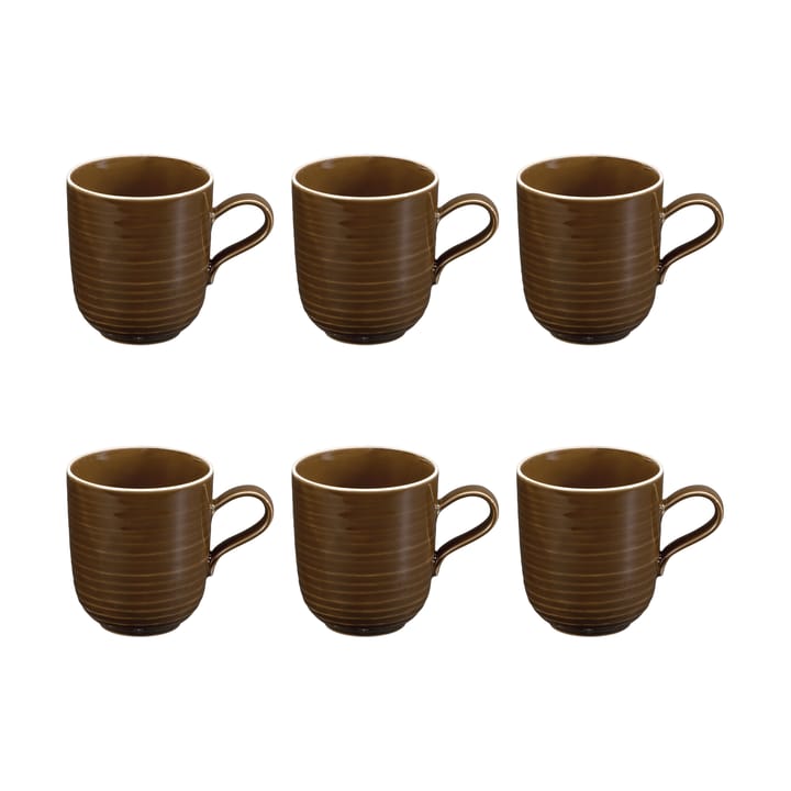 테라 컵 40 cl 6개 세트 - Earth Brown - Seltmann Weiden | 셀트만바이덴