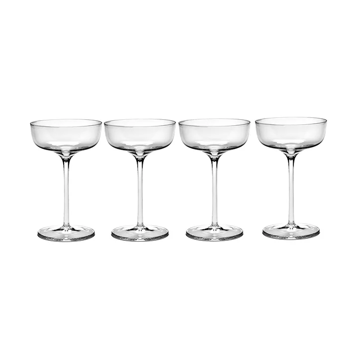 파스파르투 샴페인잔 15 cl 4개 세트 clear - Serax