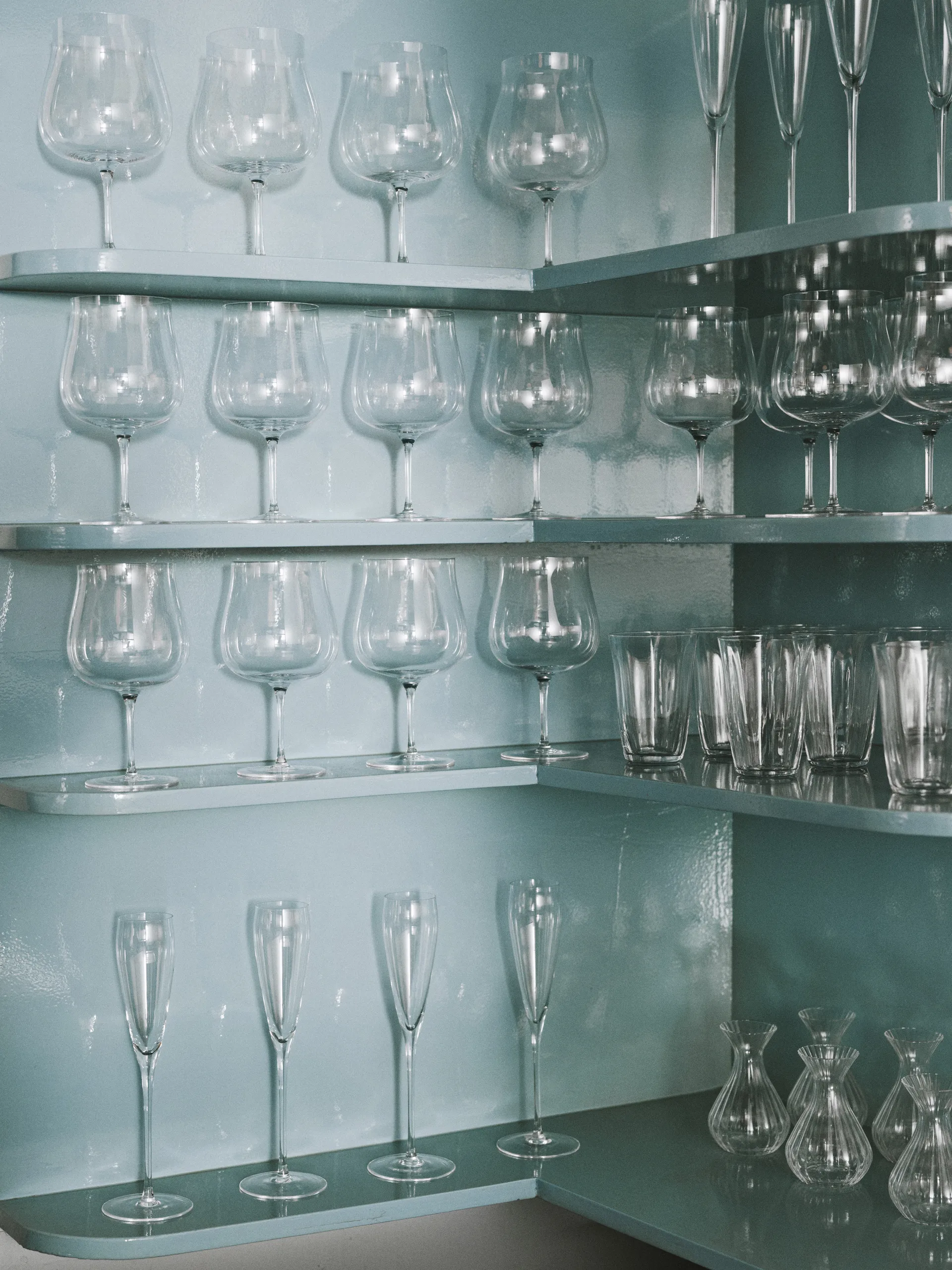 실루엣 플루트 샴페인 글라스 15 cl 4팩, Clear Serax | 세락스