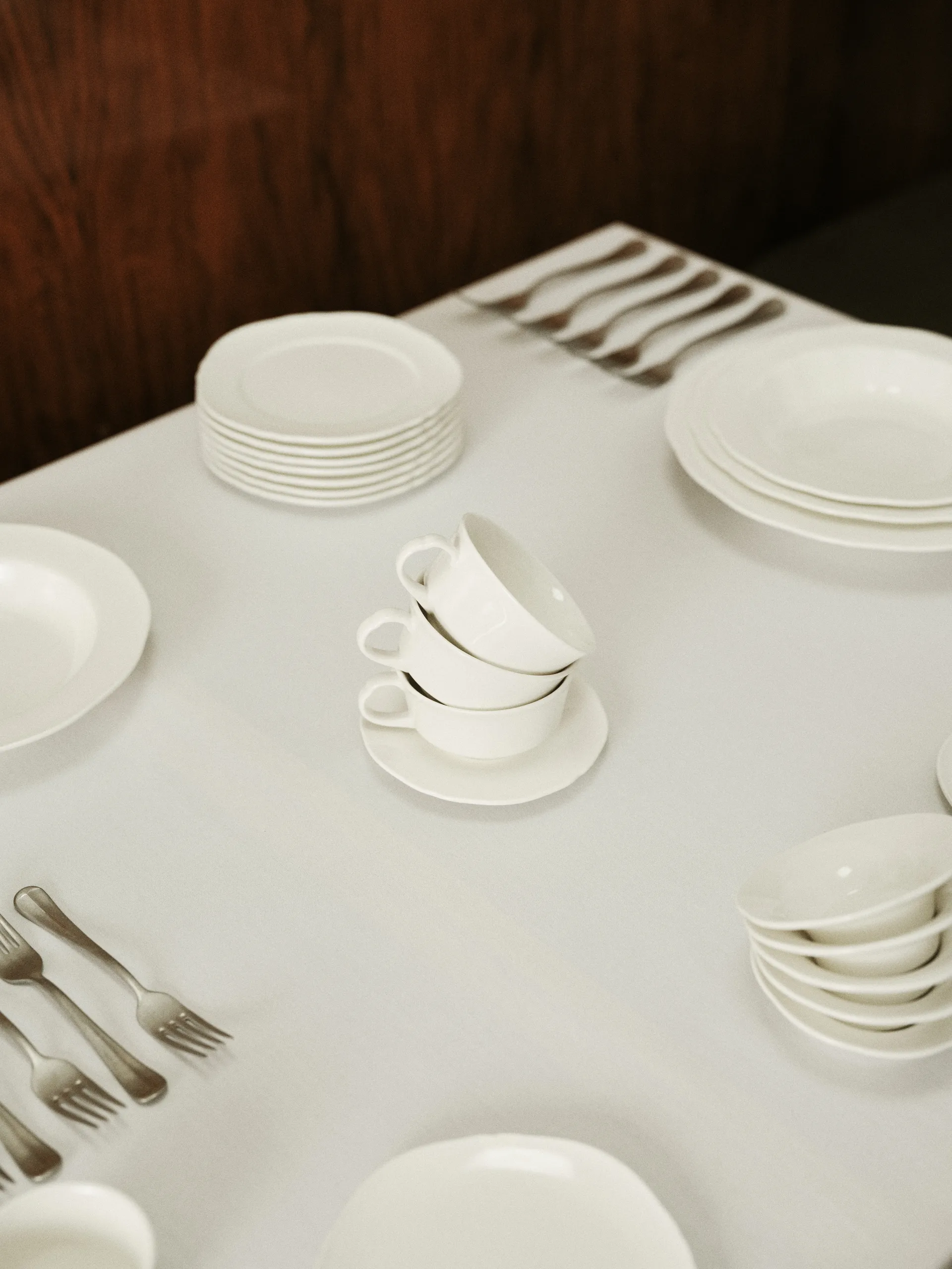 실루엣 커피 컵 19 cl 4팩, White Serax | 세락스