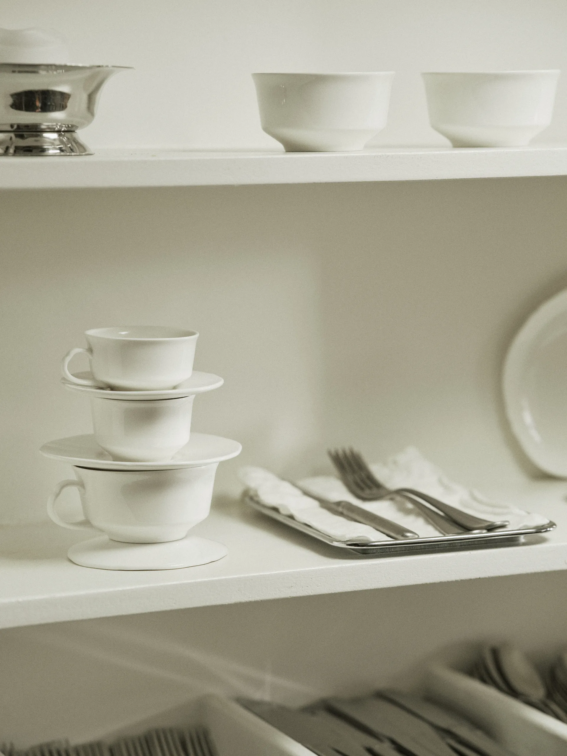 실루엣 커피 컵 19 cl 4팩, White Serax | 세락스