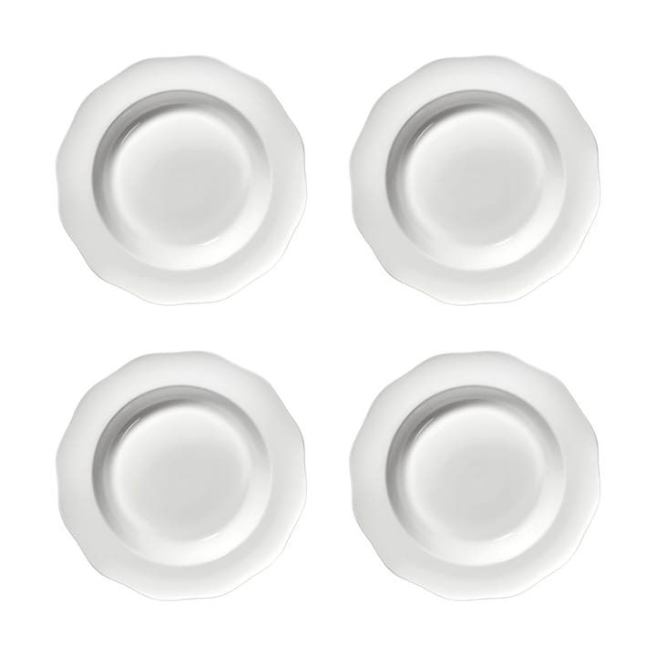 실루엣 파스타 플레이트 Ø22 cm 4팩 - White - Serax | 세락스