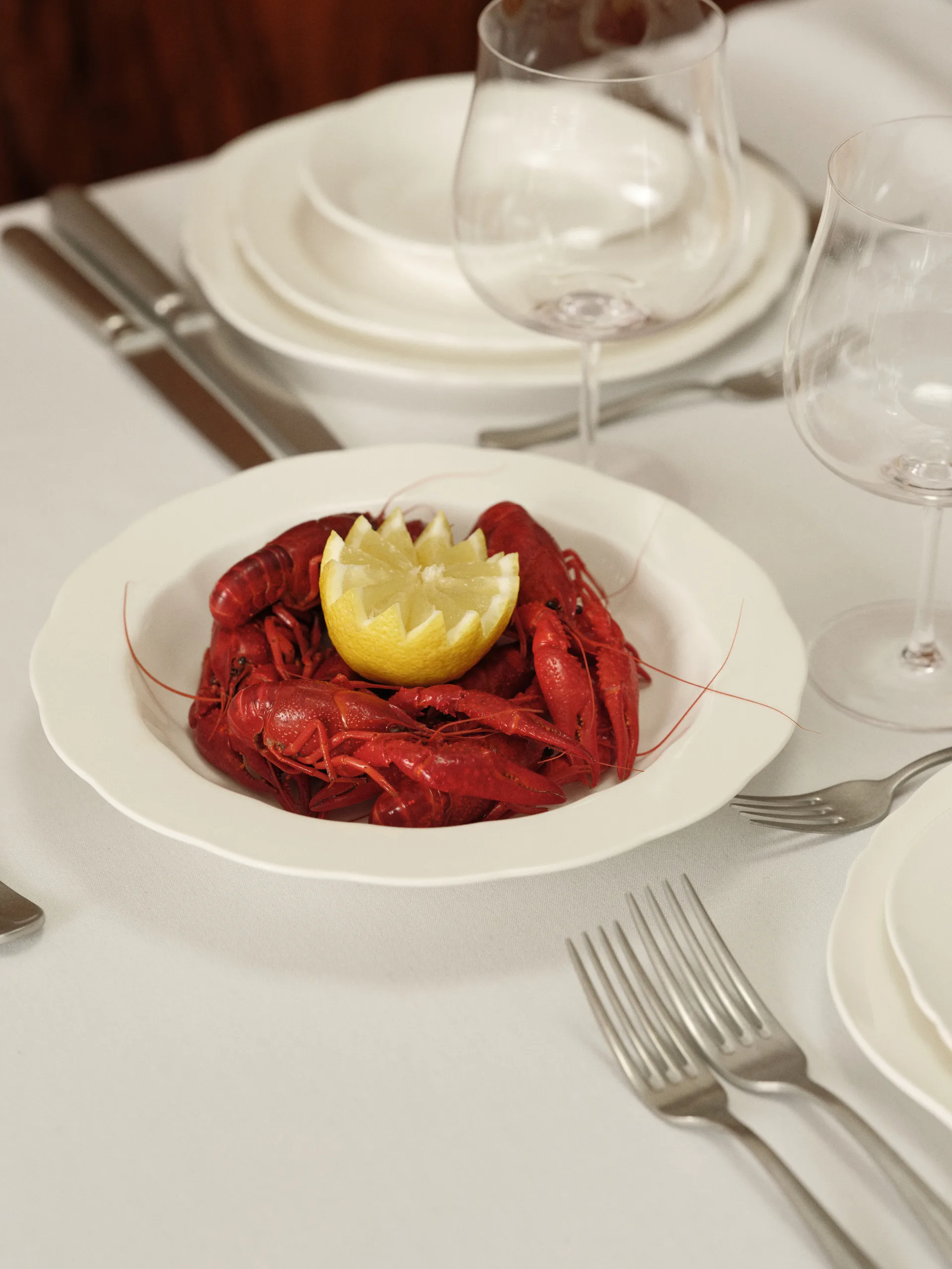 실루엣 파스타 플레이트 Ø22 cm 4팩, White Serax | 세락스