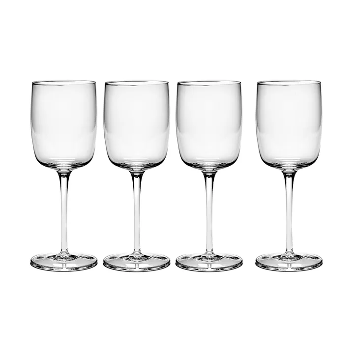 파스파르투 화이트 와인잔 30 cl 4개 세트 clear - Serax