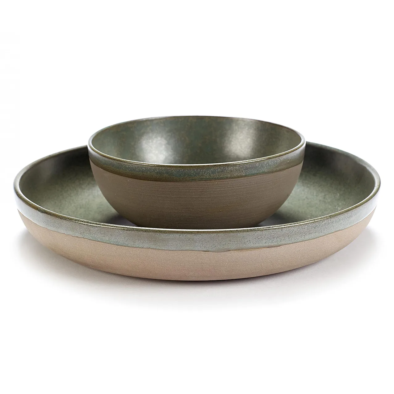 서피스 서빙 소서 32 cm, camogreen Serax | 세락스