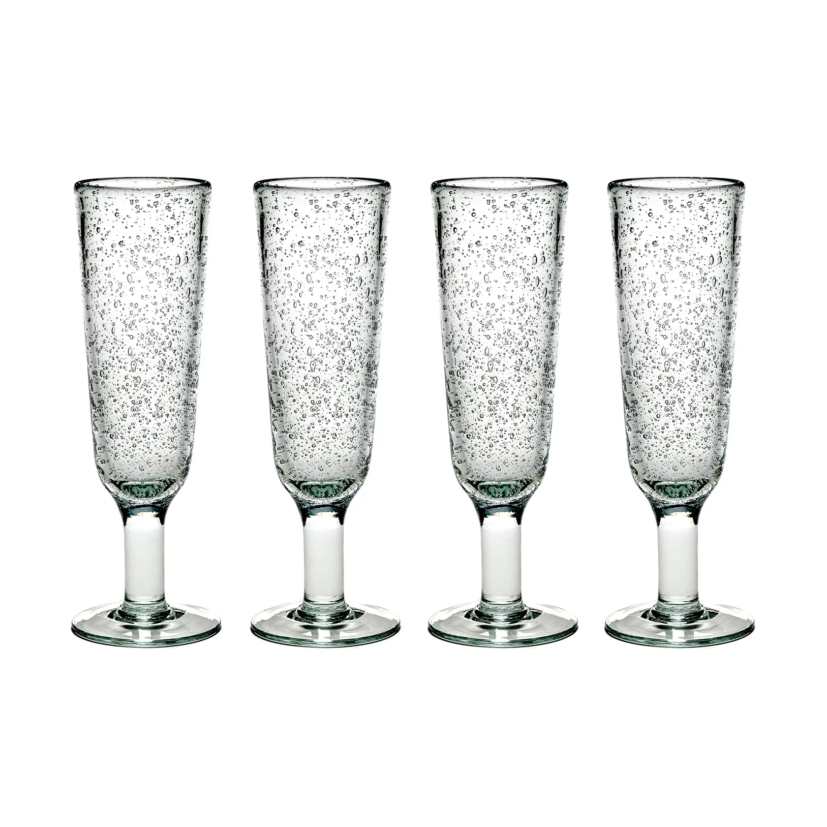 퓨어 파스칼레 샴페인잔 4개 세트 clear,  Serax