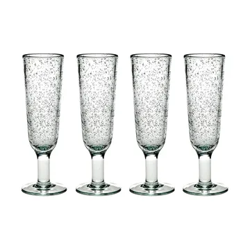 퓨어 파스칼레 샴페인잔 4개 세트 clear - Serax