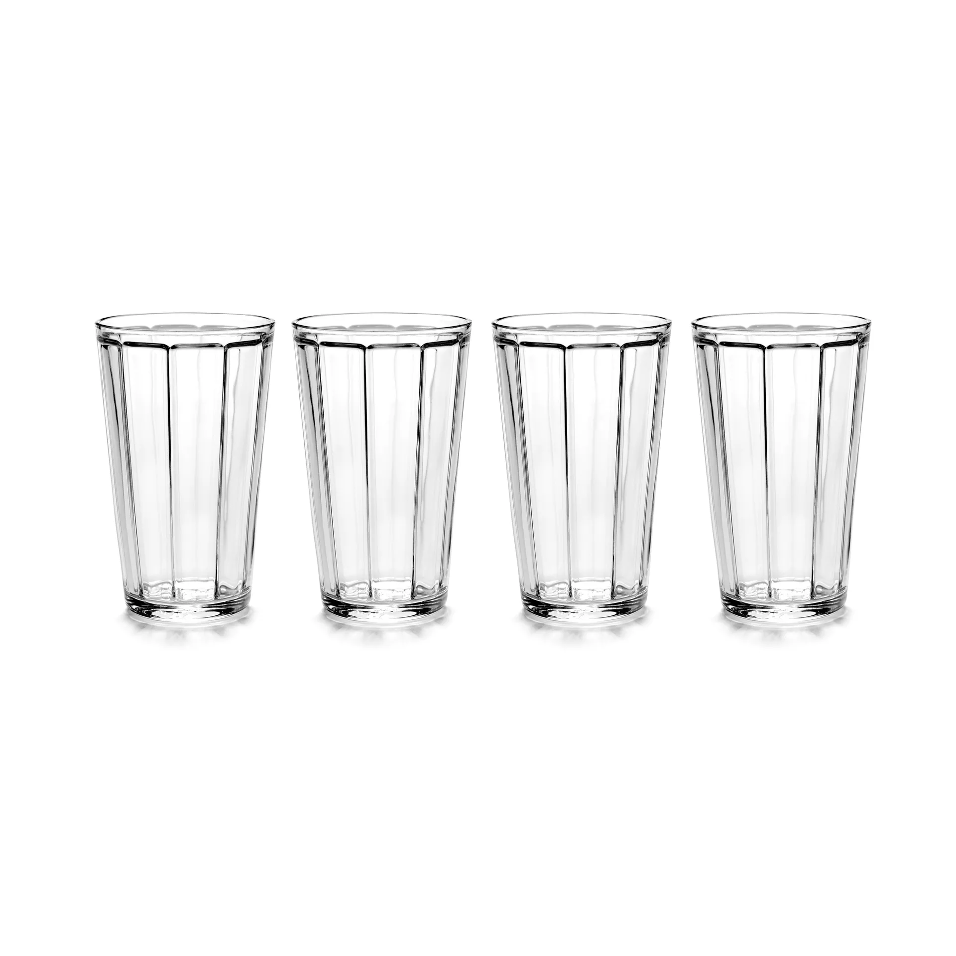 서피스 롱 유리컵 45 cl 4개 세트 clear,  Serax