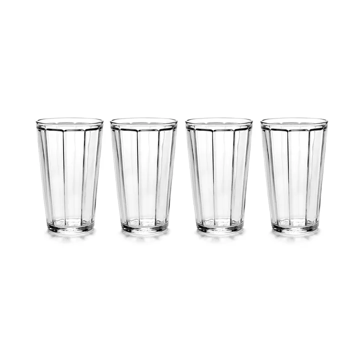 서피스 롱 유리컵 45 cl 4개 세트 clear - Serax